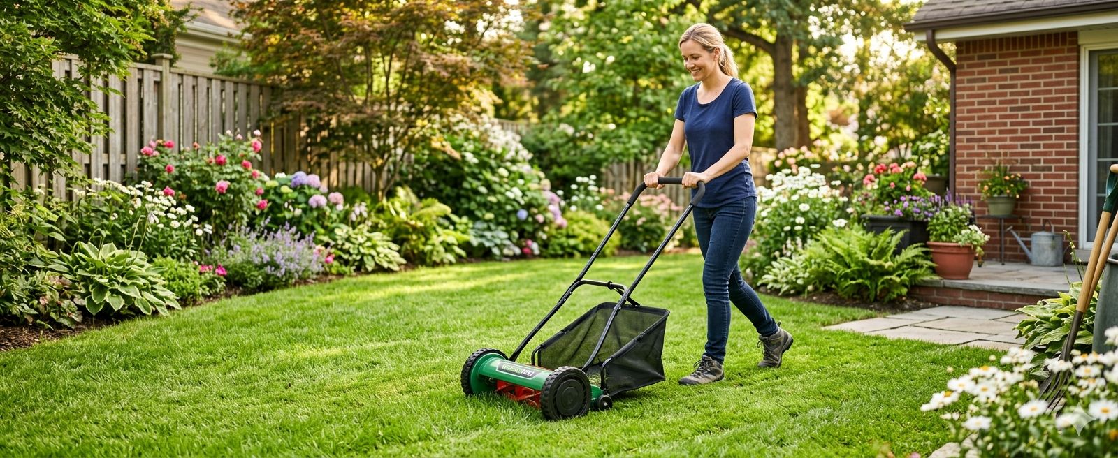 push mover for small lawn